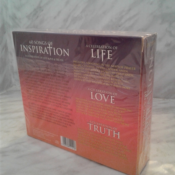 NEW Sealed Reader's Digest 60 Songs of Inspiration 3 CD set celebration of life - Picture 2 of 2